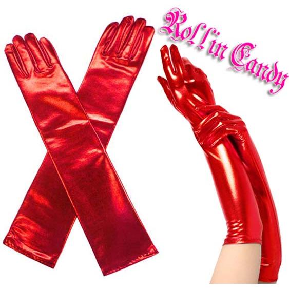 メタリックロンググローブ 手袋 パーティー ダンス ダンサー ステージ