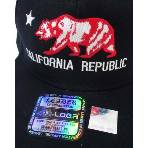 LA直輸入♪CALIFORNIA REPUBLIC(カリフォルニアリパブリック)刺繍ベースボールキャップ |  | 01