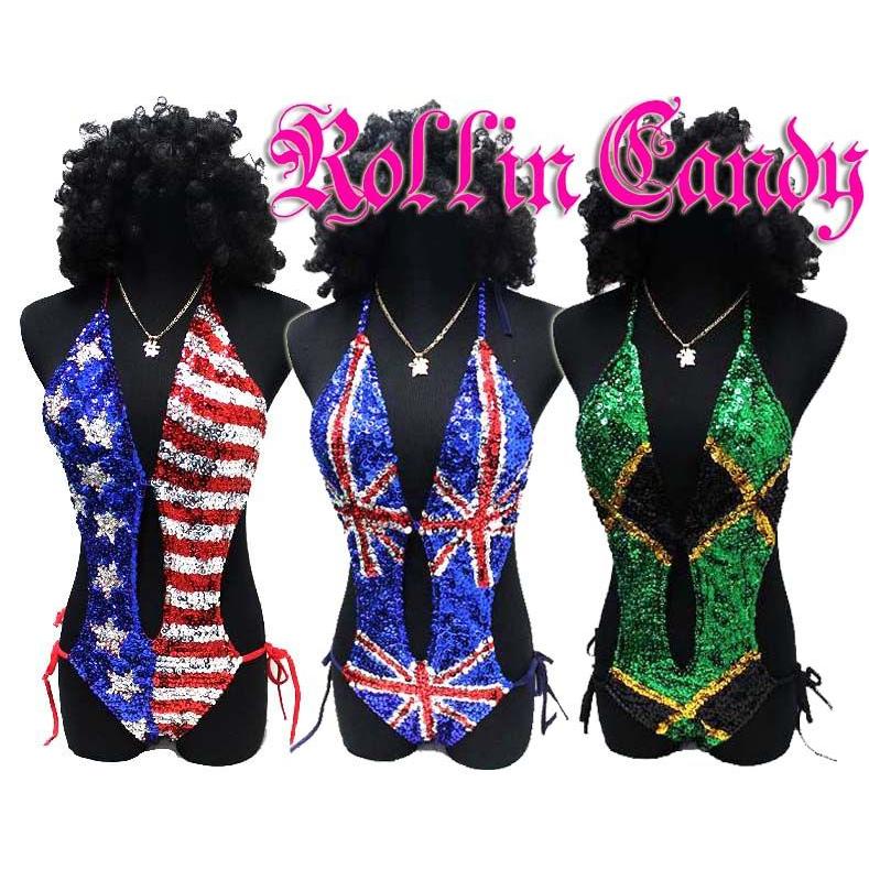 お目立ち度満点 国旗スパンコール ビーズモノキニレオタード ダンス ダンサー サンバ ステージ 衣装 ポールダンサー レゲエダンサー Gogoダンサー 24i 26i ローリンキャンディー 通販 Yahoo ショッピング