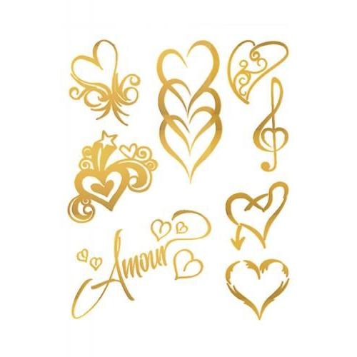 LA直輸入♪GOLDタトゥーシール4枚セット TATTOO/ゴールド 01 ショーガール コスプレ ダンス チカーナ ローギャル club ボディーシール ボディーアート |  | 04