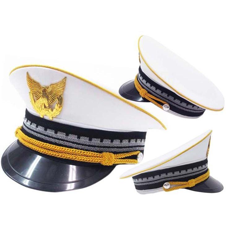 ダンス・ステージ衣装、コスプレに♪ミリタリーハット軍帽/マリン