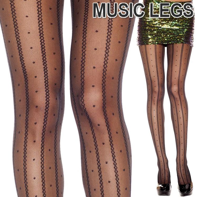 Musiclegs ミュージックレッグス ポルカドット チェーン柄ストッキング タイツ Ml7263 パーティー 結婚式 二次会 発表会 レディース ダンス衣装 A115 ローリンキャンディー 通販 Yahoo ショッピング