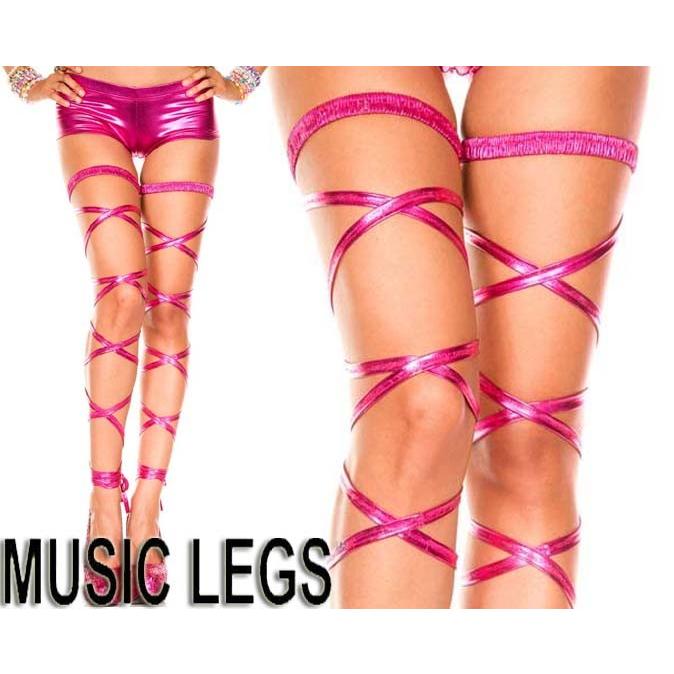 MusicLegs(ミュージックレッグス) メタリックレッグストラップ