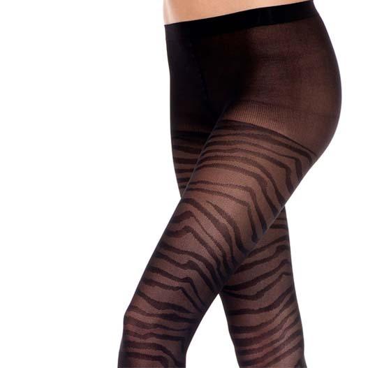 MusicLegs(ミュージックレッグス) タイガーデザイン スパンデックス パンティストッキング ML7297 黒 アニマル柄 虎柄 トラ柄 パンスト ダンス 衣装 衣裳 | Music Legs | 02