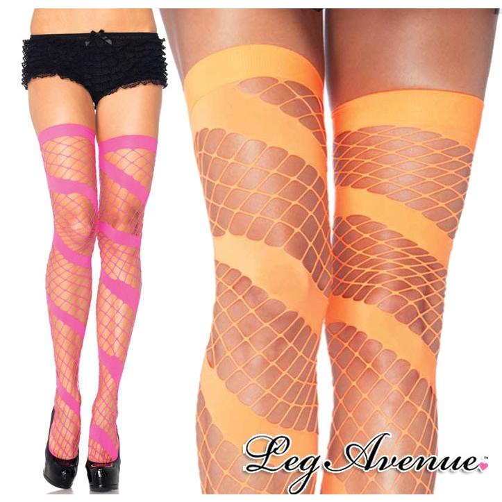 Leg Avenue(レッグアベニュー)ネオンカラーダイアモンドネットサイハイ