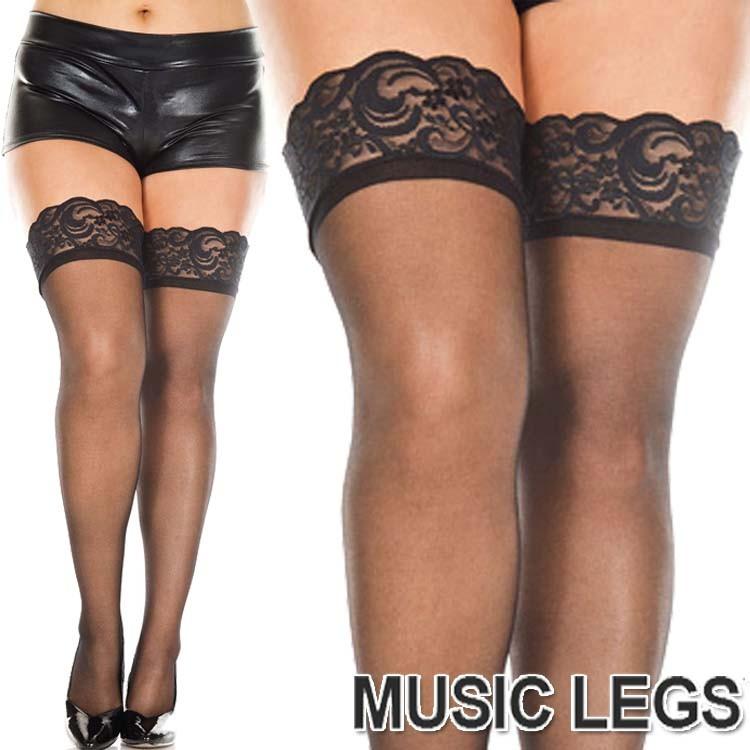 大きいサイズ！MusicLegs(ミュージックレッグ)レーストップ