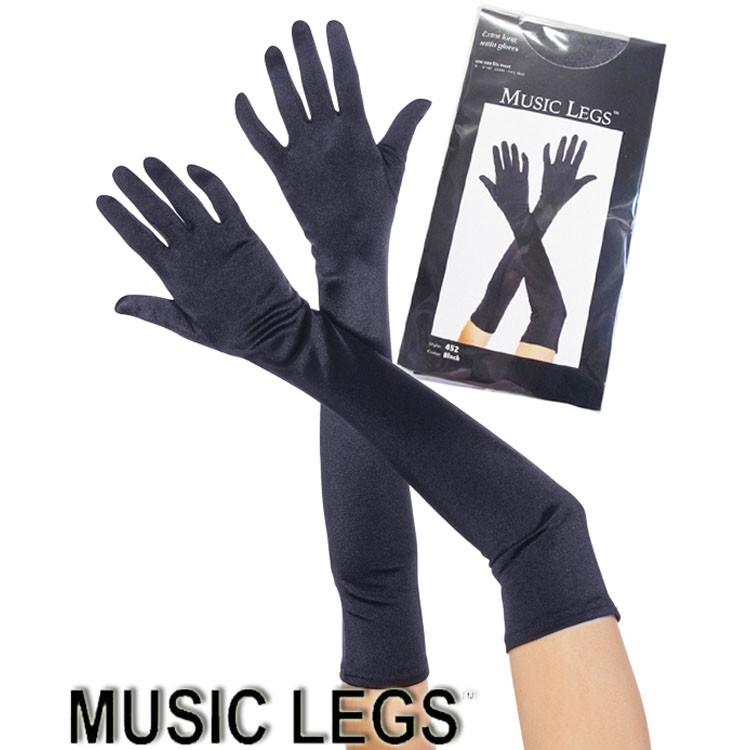 MusicLegs(ミュージックレッグス) エクストラロング丈 サテングローブ ML452 コスチューム 手袋 ロンググローブ レディース コスプレ ダンス衣装｜rollincandy｜02