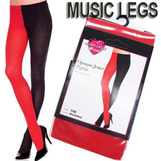 MusicLegs(ミュージックレッグ) 2トーン配色オペークタイツ