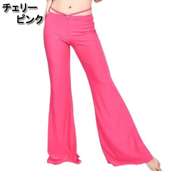 超ストレッチ！くびれ強調 ロングパンツ ベリーダンス ジャズダンス