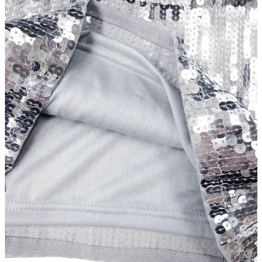 ダンス衣装・ステージ衣装に!スパンコールショート丈タンク