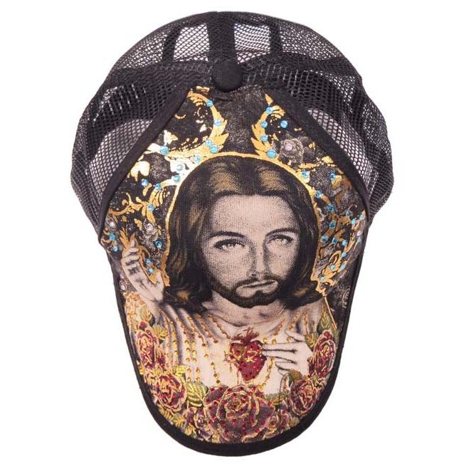 LA直輸入♪ラインストーン付き ジーザス スナップバックキャップ/帽子 Jesus メンズ レディース 男女兼用 メキシカンメキシコラティーノ チカーノ ローライダー |  | 02