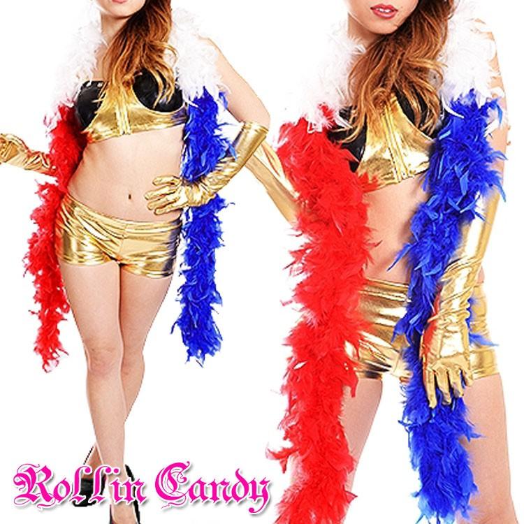 ダンス衣装・ステージ衣装に!フェザーマラボー/ショール ファー