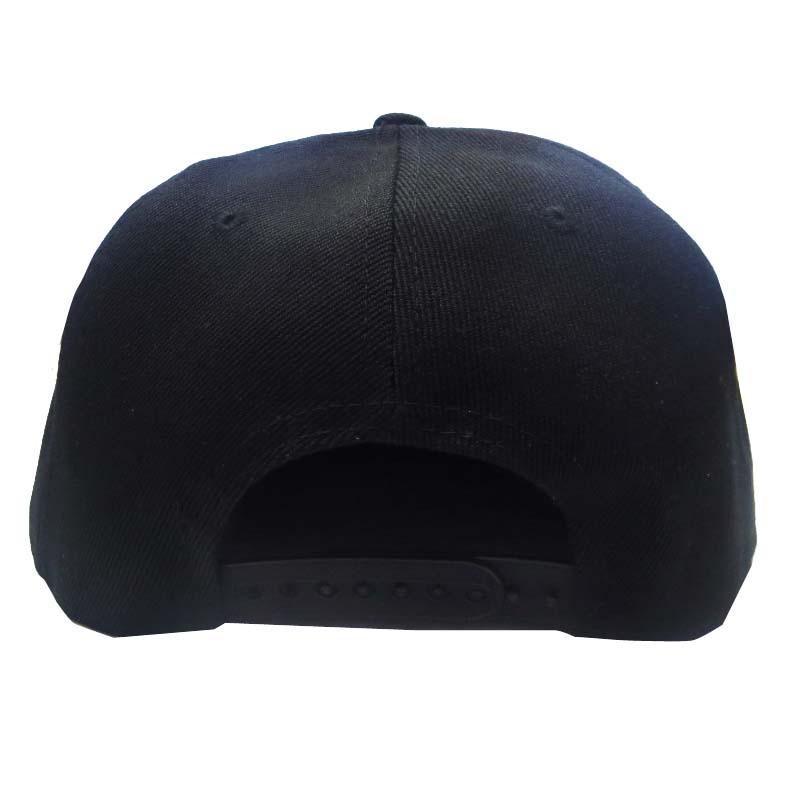 無地 ベースボールキャップ スナップバック ブラック 黒 ユニセックス 男女兼用 野球帽 帽子 カスタム自在 レディース メンズ フラットバイザー |  | 04