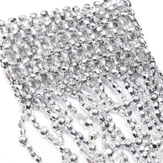 ダンス衣装・ステージ衣装に☆鈴付き ビーズフリンジ リスト