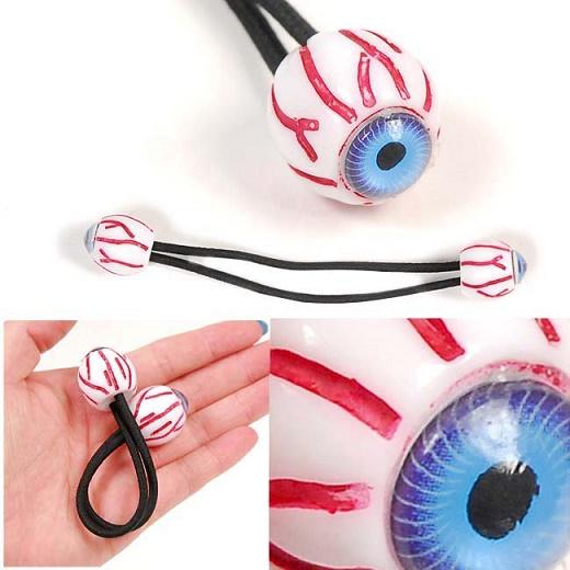目玉ヘアゴム/アイボール/ヘアアクセサリー ダンス 衣装 レディース