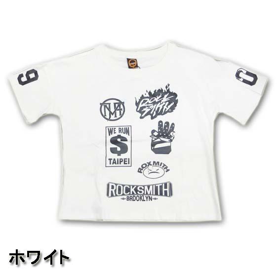 モノトーンロゴ Big Tシャツ ブラック ホワイト 黒白 白黒 ヒップホップ 大きいサイズ ダンス 衣装 原宿系 レディース ユニセックス パンク ロック S1 S2 ローリンキャンディー 通販 Yahoo ショッピング
