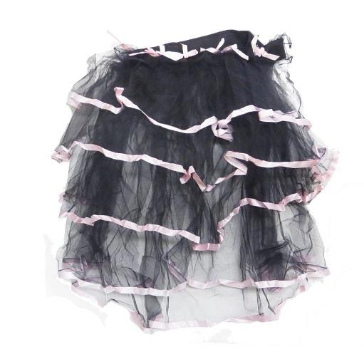 ダンス衣装 ステージ衣装に ロングバック パイピング レイヤードチュチュ ヒップパニエ ヒップスカート 5段フリル 黒 ピンク 衣裳大きいサイズあり S856 S857 ローリンキャンディー 通販 Yahoo ショッピング