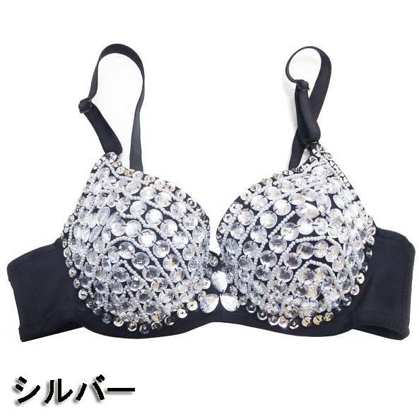 ダンス衣装・ステージ衣装に！ビジュー ブラジャー/ブラトップ