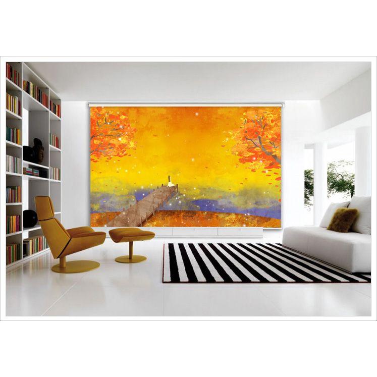 ロールスクリーン カーテン 遮光 ポエム 4600_92 B1709