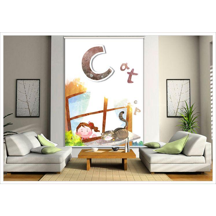 ロールスクリーン 遮光 シースルー 子供部屋 4020_03 C1392