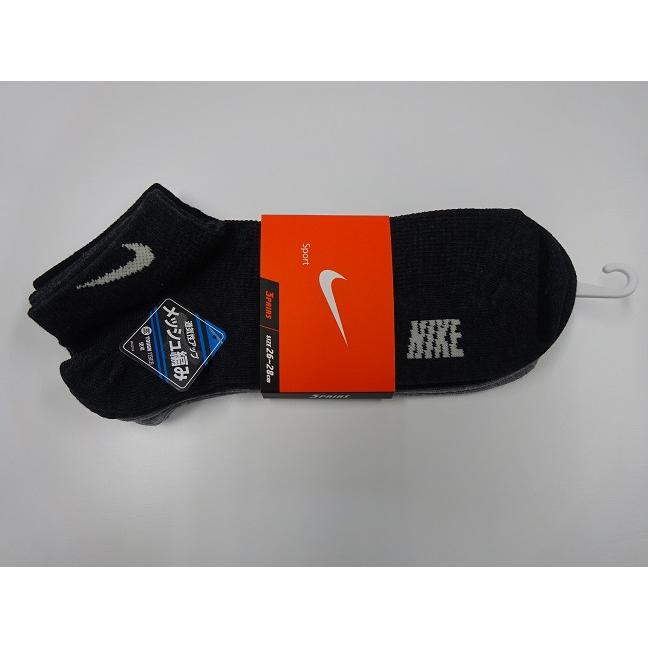 NIKE（ナイキ） 紳士 NIKE 3足組 メッシュ編みクルーソックス 281-273