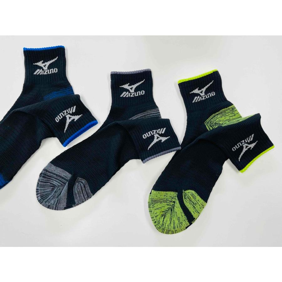 MIZUNO（ミズノ） メンズ 紳士 涼感メッシュ スニーカーソックス 3足