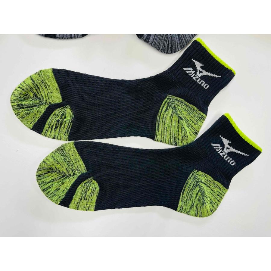 MIZUNO（ミズノ） メンズ 紳士 涼感メッシュ スニーカーソックス 3足