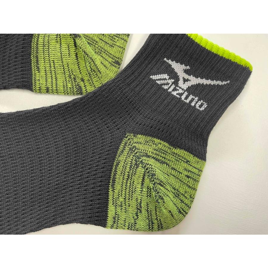 MIZUNO（ミズノ） メンズ 紳士 涼感メッシュ スニーカーソックス 3足
