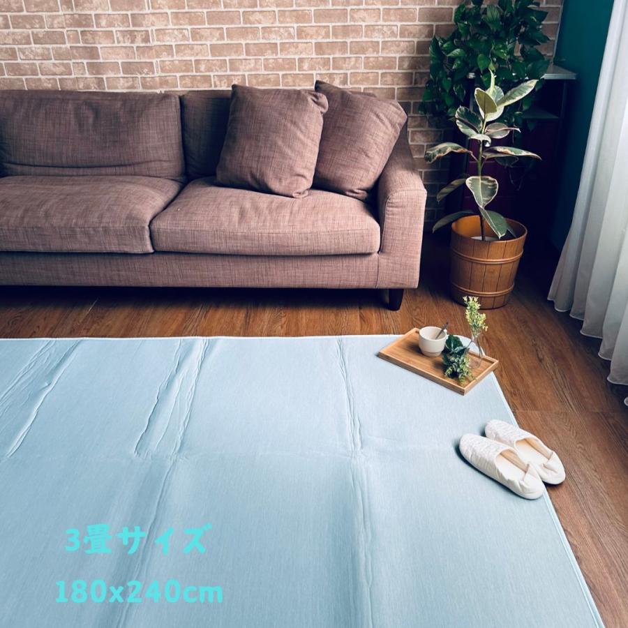 ラグ カーペット カーペット3畳 ラグ3畳 夏ラグ 180x240cm ライト