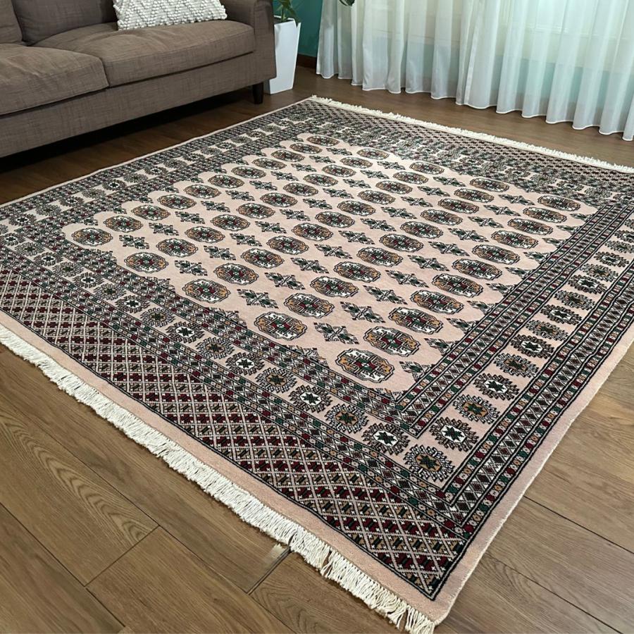 段通ラグ ラグ 絨毯 じゅうたん カーペット 高級ラグ 200×200cm 2帖 2