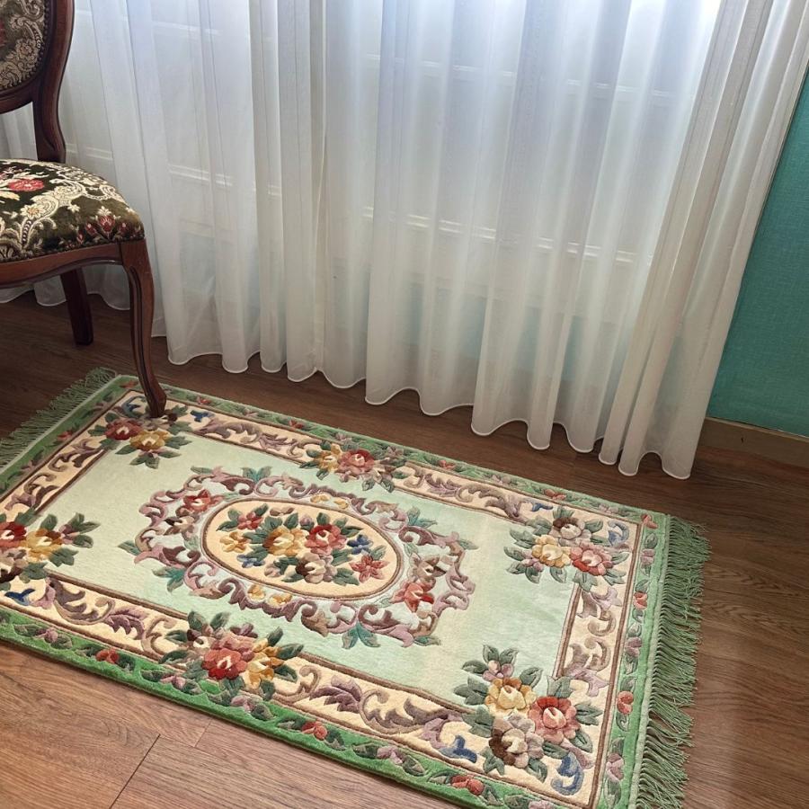 シルク段通 玄関マット シルクマット シルク玄関マット シルク