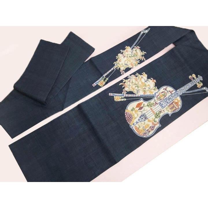 栗山吉三郎 名古屋帯 名古屋帯 栗山吉三郎 バイオリン - 岩田呉服店 公式サイト