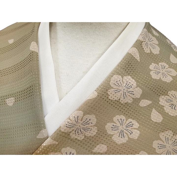 着物 羽織 コート 反物 正絹 未仕立て 伝統工芸京友禅 さくら段暈し反物 モカ系 新品 c255s