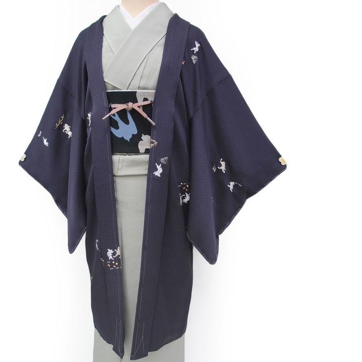 和装 コート レンタル 羽織 着物 貸衣装 長羽織 正絹 刺繍 カジュアル