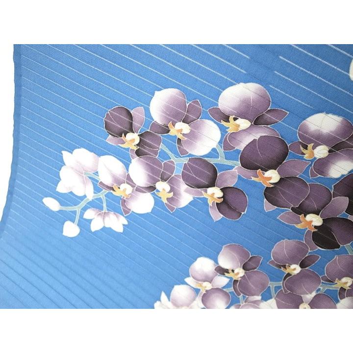 未使用　名古屋帯　絽塩瀬　蘭の花 未使用 名古屋帯 絽塩瀬 蘭の花 未使用 名古屋帯 絽塩瀬 蘭の花 未使用