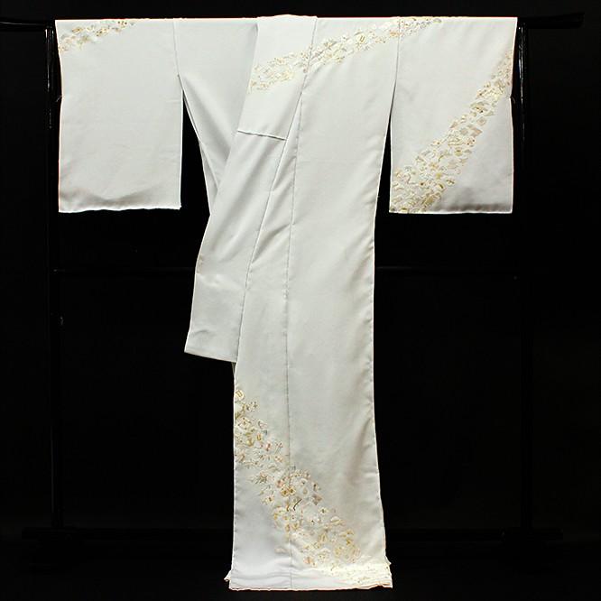♦️フォロワー様限定セール♦️ 正絹高級フォーマル5点フルセット 訪問着 手刺繍 正絹 豪華 フォーマル 宝尽くし ライトグレー 結婚式