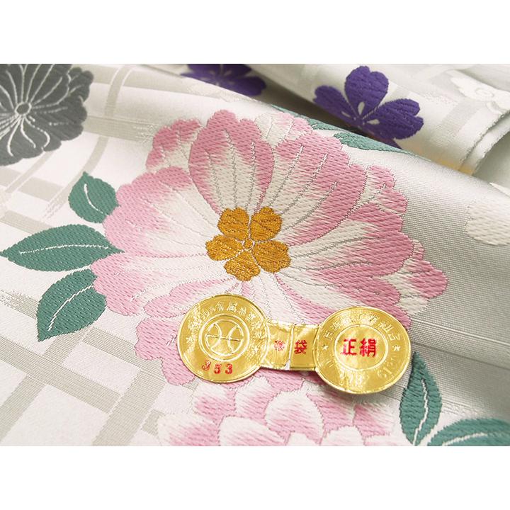 袋帯 ふくろ帯 西陣 高島織物 353 錦織 正絹 新品 未使用 仕立て済み 