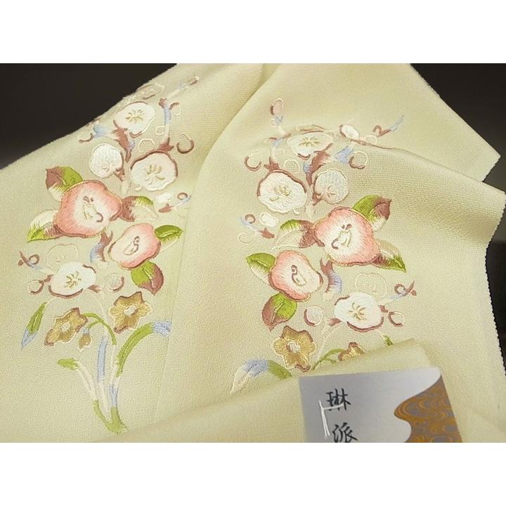 正絹 名古屋帯 横段 優しくて淡いピンク グレー濃淡 お花柄 【公式通販】