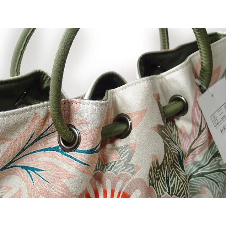 栗山工房 栗山 吉三郎 和装 バッグ 西陣織 紅型 正絹 銀通し 【公式通販】