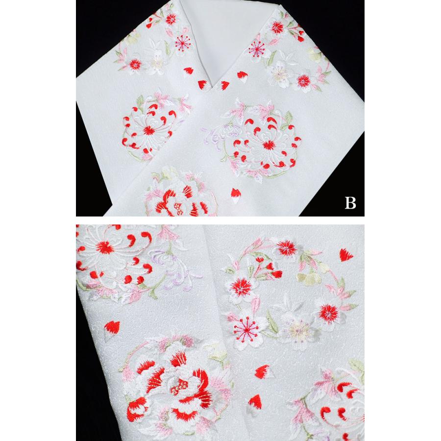 新品 日本製 岡重 刺繍半衿 京都和装 着物 振袖 結婚式 成人式