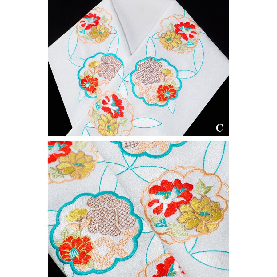 新品 日本製 岡重 豪華刺繍半衿 振袖 成人式 卒業式 着物 和装
