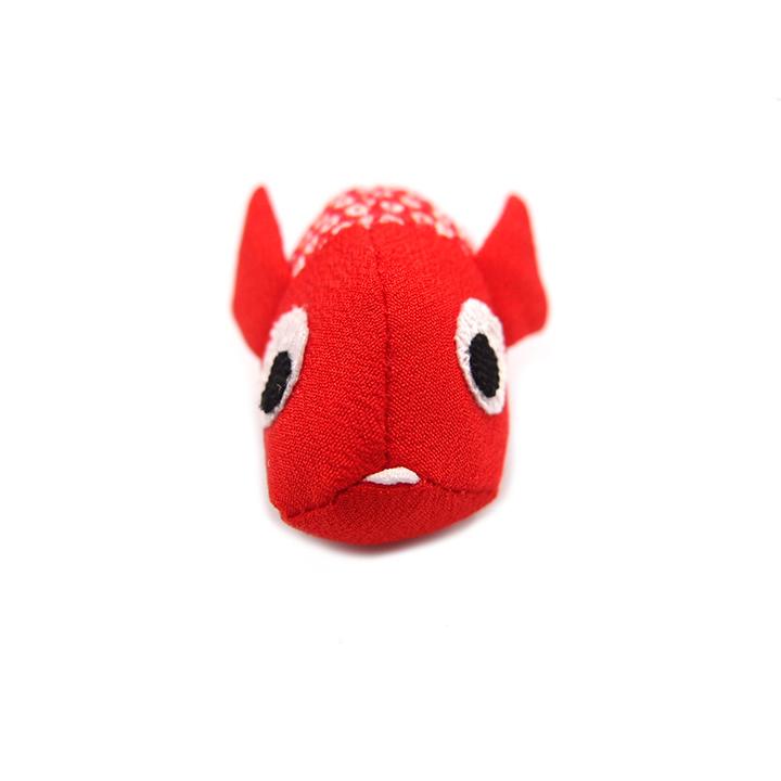 京都つるし飾り ちりめん細工 可愛らしい和飾り 小物 新品 金魚 赤