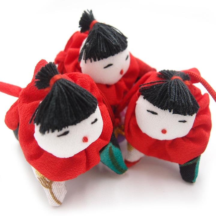 京都つるし飾り ちりめん細工 可愛らしい和飾り 小物 新品 這子 1本 