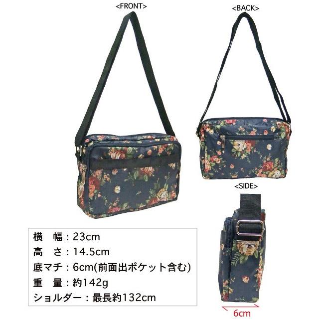 ミニバッグ レディース 花柄 ポシェット 斜め掛けショルダーバッグ｜romanbag｜02