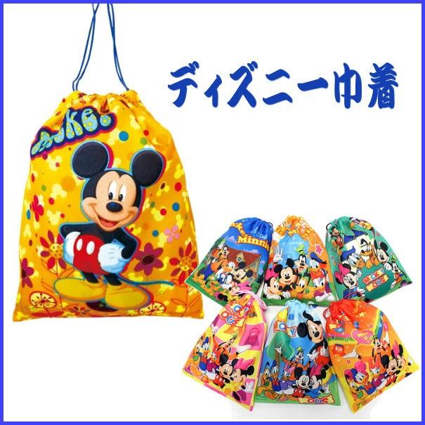 ディズニー 巾着袋 大きめ 給食袋 上履き入れ等 Disney巾着 激安 Mサイズ メール便可 Rm 228b 浪漫shop 通販 Yahoo ショッピング