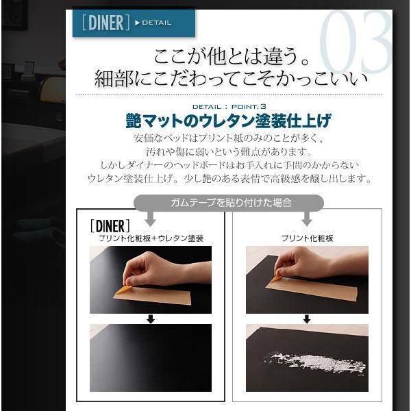 新生活！〔送料無料〕 照明・コンセント付きフロアベッド Dinerシリーズ☆国産ポケットコイルマットレス付き・シングル｜romanbag｜06