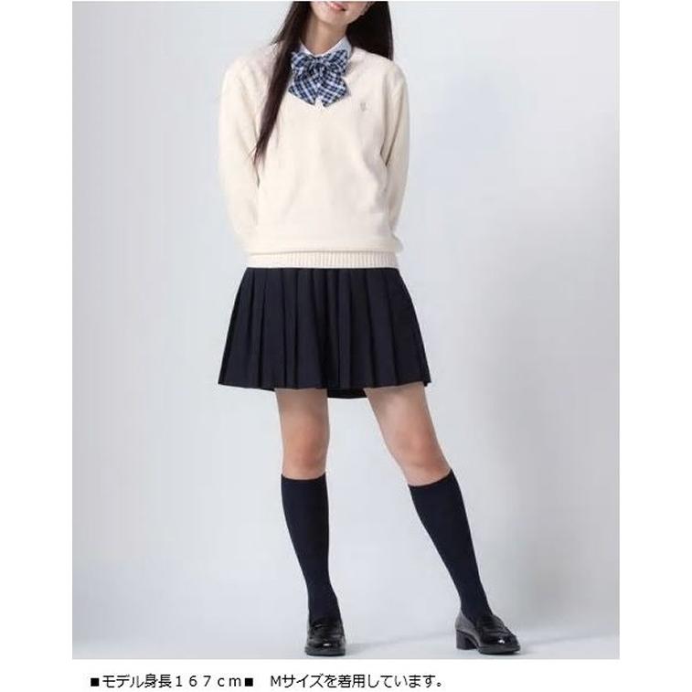 期間限定販売【新品未使用】高校指定セーター 在庫限り スクールセーター 厚手 Vネック 長袖 ニットセーター ボタン
