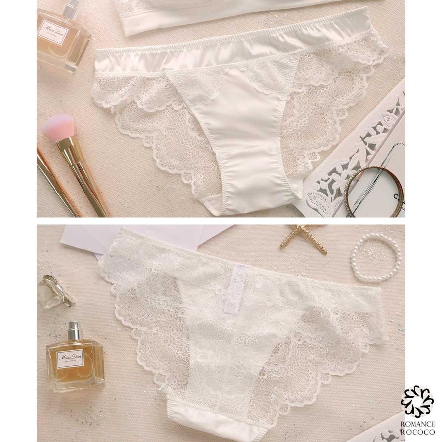 メール便可 ラドーレ L'adoore マットサテン 軽やか 三角 ブラレット ノンワイヤー ブラショーツセット ワイヤレス ノーワイヤー ブラセット セクシー レース |  | 18