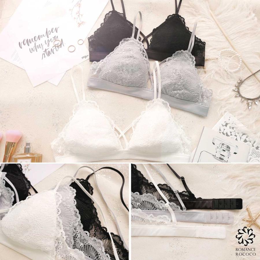 メール便可 ラドーレ L'adoore マットサテン 軽やか 三角 ブラレット ノンワイヤー ブラショーツセット ワイヤレス ノーワイヤー ブラセット セクシー レース |  | 19