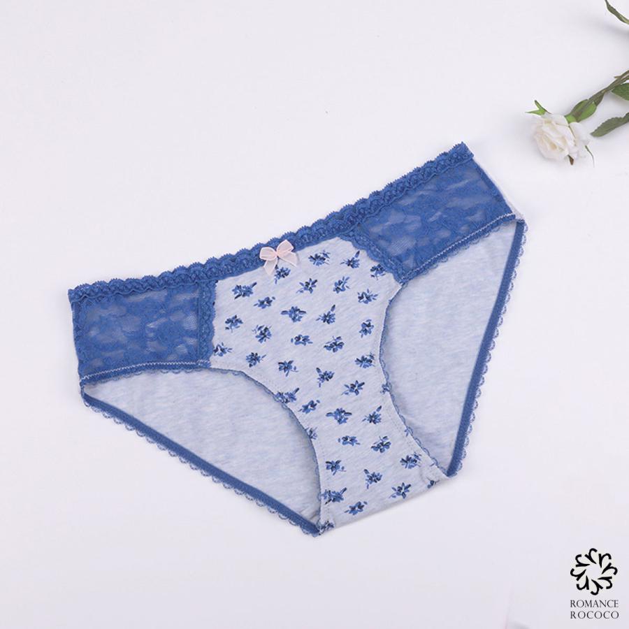 メール便可 ピンクディア PINK DEAR コットン レース 花柄 ショーツ ノーマル 綿 フラワー |  | 02